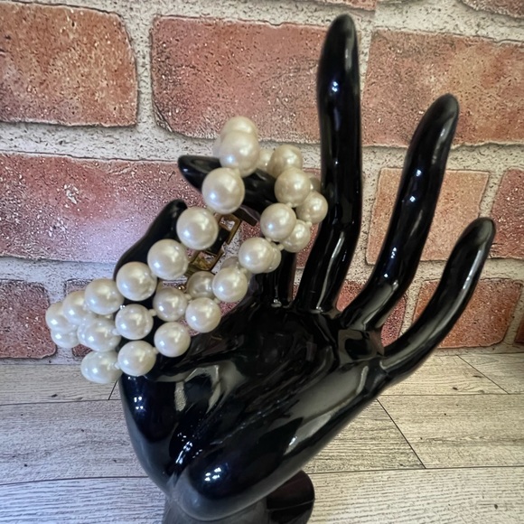 Vintage Faux Pearl Bracelet• Signed - Richelieu - Picture 8 of 13